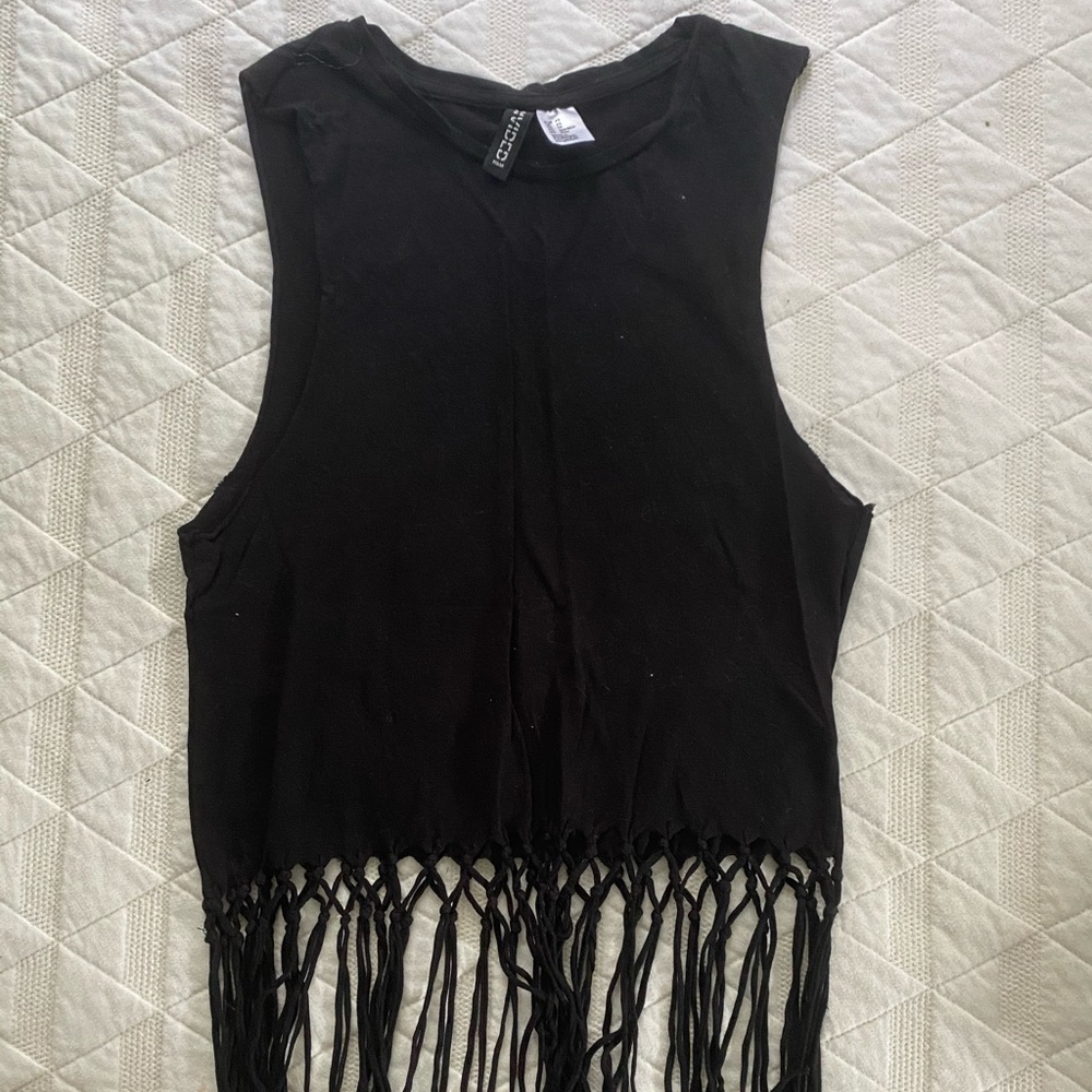Fringed Crop Top